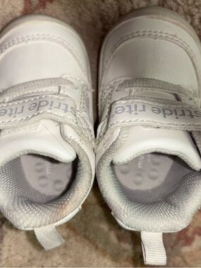 Stride Rite White Baby Walker Shoes